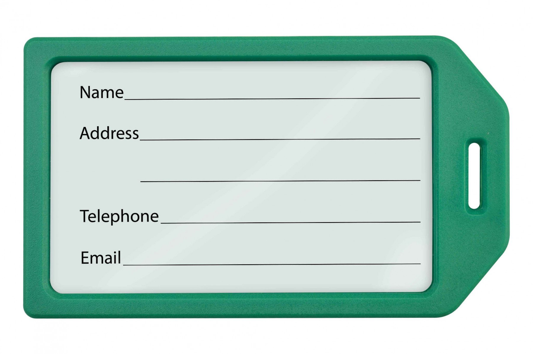 Green luggage tags on sale