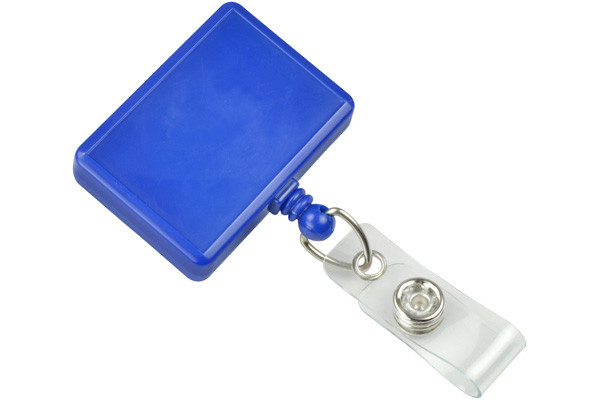 Royal Blue Rectangle Badge Reel