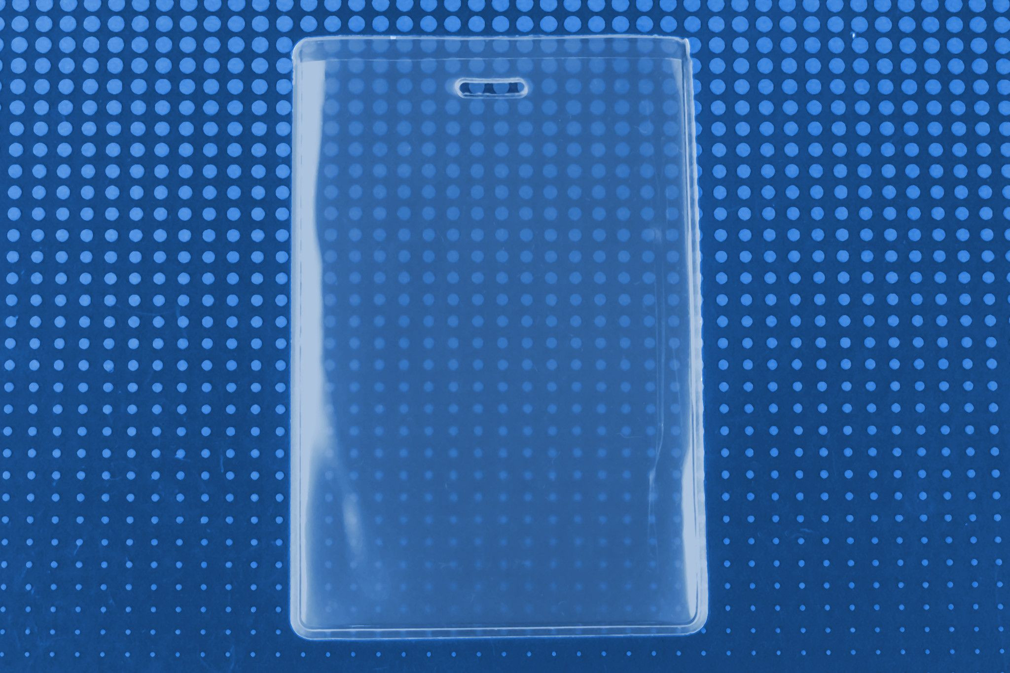 Clear Vinyl Vertical S-Series Proximity Card Holder, 3" x 4.5"