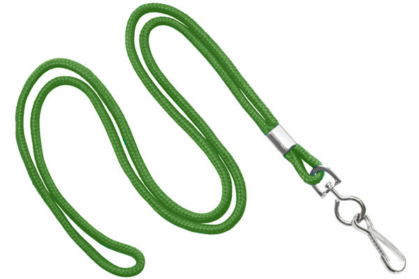 Green 1/8" Lanyard with Swivel Hook NL-7S-GRN