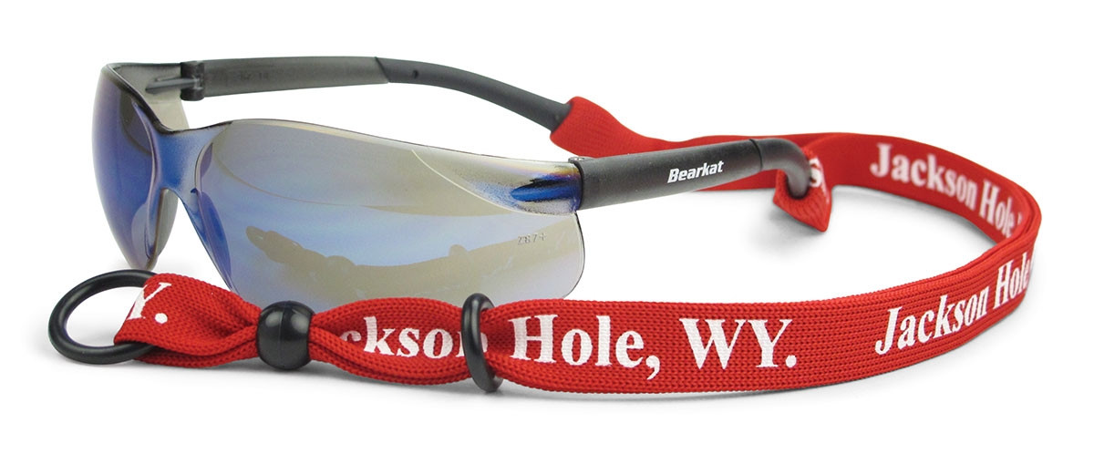 Neck clearance eyeglass holder