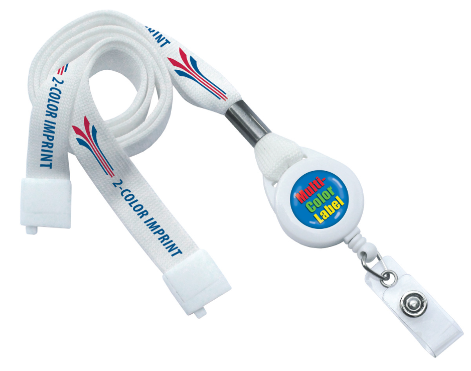 PV10-Combo Custom Lanyard/Badge Reel Combo (5/8")