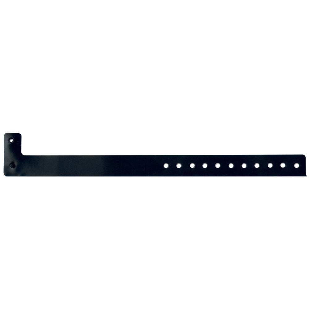 Black Vinyl Wristbands 3/4"x 10.5"