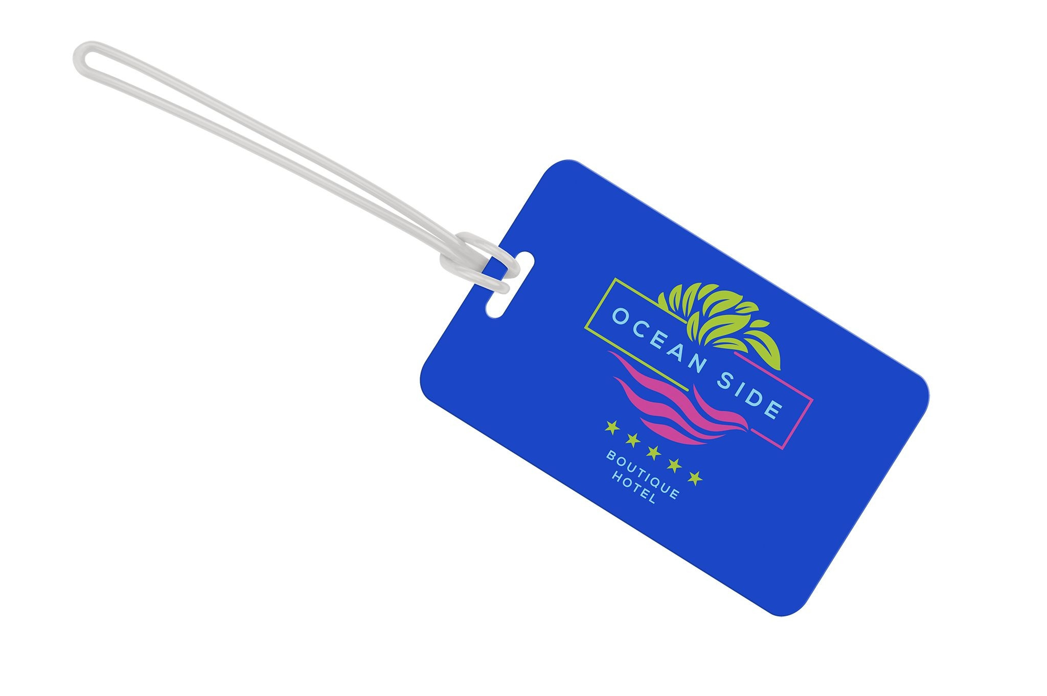 Blue luggage tag hotsell