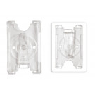 Clear Colored Convertible Card Holder