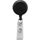 Black Badge Reel with Reinforced Vinyl Strap & Spring Clip