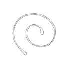 Nickel-Plated Steel Beaded Neck Chain, Length 36" (914mm)