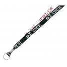 2T10-38 Silk Screen Custom 2Tone Lanyard with Breakaway (3/8")