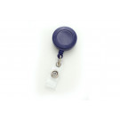 Blue Badge Reel with Clear Vinyl Strap & Belt Clip