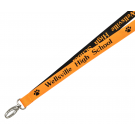 PW2T10-58 Custom Woven 2Tone Polyester Lanyard with Breakaway (5/8")