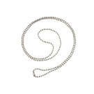 Nickel-Plated Steel Beaded Neck Chain, Length 30" (762mm)