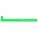 Day Glow Lime Vinyl Wristbands 3/4"x 10.5"