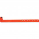 Day Glow Orange Vinyl Wristbands 3/4"x 10.5"