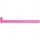 Day Glow Pink Vinyl Wristbands 3/4"x 10.5"