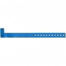 Electric Blue Vinyl Wristbands 3/4"x 10.5"