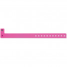 Hot Pink Vinyl Wristbands 3/4"x 10.5"