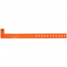 Tangy Tangerine Vinyl Wristbands 3/4"x 10.5"