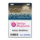 Xpress Mega Event Badge with Clear Adhesive Pouch (4.5" x 6")
