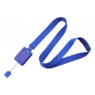 Royal Blue SlimReel™ System Lanyard/Badge Reel Combination (5/8")