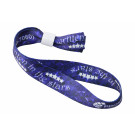 Secure Closure Dye-Sub Wristband with White Closure