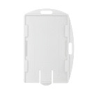 Natural NextLife™ Rigid Vertical/Horizontal Multi-Card Badge Holder, 2.56” x 3.92”