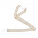 Natural NextLife™ Fully-Compostable ⅝” (16mm) Organic Cotton Lanyard with Organic Breakaway and “No-Twist” Wide Organic Hook