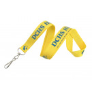 PH10-GI-38 Silk Screen Custom Glitter Ink Lanyard (3/8")