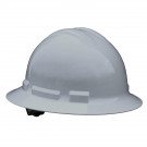 Quartz Full Brim Hard Hat (Gray, 6-Point Suspension)