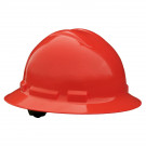 Quartz Full Brim Hard Hat (Red, 4-Point Suspension)