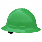 Quartz Full Brim Hard Hat (Green, 6-Point Suspension)