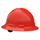 Quartz Full Brim Hard Hat (Red, 6-Point Suspension)