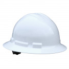 Quartz Full Brim Hard Hat (White, 6-Point Suspension)