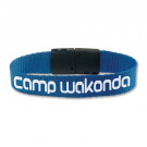 7 1/4" Custom Printed 3/8" Wide Wrist Band with Breakaway