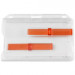 Frosted Rigid Plastic Horizontal 2-Card Dispenser with Extractor Slides, 3.58" x 2.46"