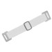 White Adjustable Elastic Arm Band Strap