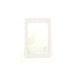 Clear Vinyl Vertical Badge Holder with White Color Frame, 2.25" x 3.44"