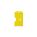 Yellow Rigid Plastic Vertical 2-Sided Multi-Card Holder, 2.38" x 4.1"