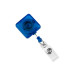 Blue Badge Reel with Clear Vinyl Strap & Belt Clip 2120-3862