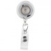 Clear Translucent Badge Reel with Clear Vinyl Strap & Spring Clip