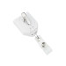 White B REEL® Badge Reel with swivel-clip with teeth 2120-7808 - Back