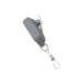 Metallic Gray B REEL® Badge Reel with swivel-clip with teeth 2120-7810 - Side