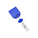 Metallic Blue B REEL® Badge Reel With Swivel Belt Clip 2120-8002 - Front Extended