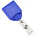 Metallic Blue B REEL® Badge Reel With Swivel Belt Clip