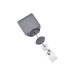 Metallic Gray B REEL® Badge Reel With Swivel Belt Clip 2120-8010 - Front Extended