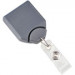Metallic Gray B REEL® Badge Reel With Swivel Belt Clip