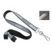 Black "Safety First" Reflective Lanyards