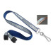 Royal Blue "Safety First" Reflective Lanyards