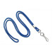 Royal Blue Round 1/8" (3 mm) Standard with Nickel Plated Steel Swivel Hook