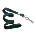3/8" (10 mm) Forest Green Lanyard with Nickel-Plated Steel Swivel Hook