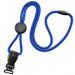 Royal Blue 1/4" (6mm) Round Lanyard With Round Slider, New DTACH Pen Holder